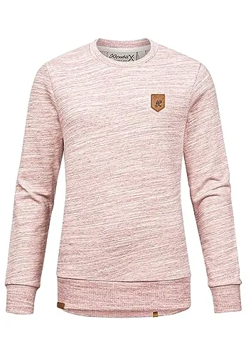 REPUBLIX Damen Kapuzenpullover Sweatjacke Pullover Hoodie Sweatshirt RD-013 Bordeaux XXL