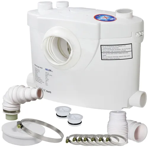 Hebeanlage Fäkalienpumpe 450W Schmutzwasser Abwasser Zerkleinerer WC Dusche H400