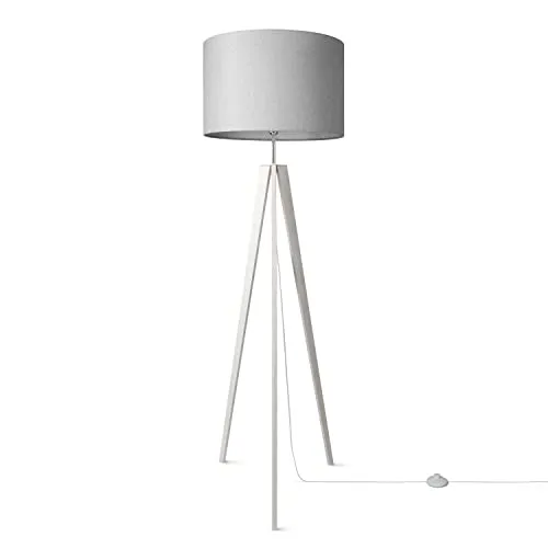 Paco Home Stehlampe - Elegante Wohnzimmerlampe mit E27 Fassung - Standleuchten & Deckenfluter - Diese stilvolle Stehlampe vereint modernes Design mit hochwertigen Materialien und schafft ein gemütliches Ambiente in jedem Raum.