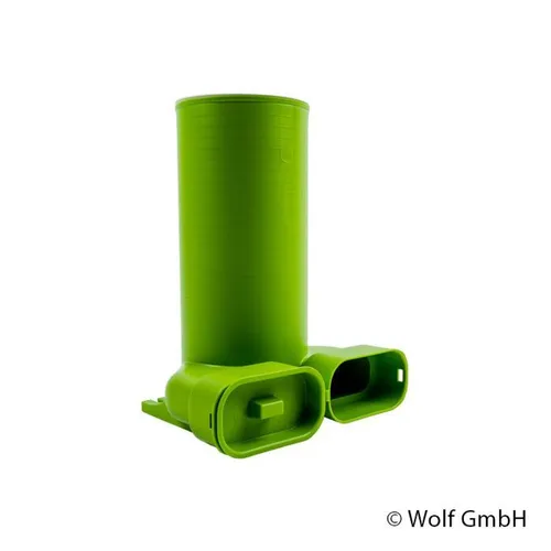 Wolf Anschlussteil Flachkanal 50x100 Ventil DN 125 - Sonstige, hochwertiges Anschlussteil für optimierte Luftverteilung und effiziente Heizungs- und Lüftungssysteme