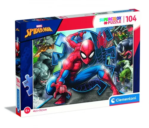 Puzzle 104 elementy Spiderman CLEMENTONI 27116 CLEMENTONI 8005125271160