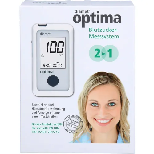 DIAMET optima Blutzuckermesssystem 2in1