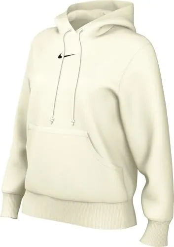 Nike Damen Sportswear Phoenix Kapuzenpullover XL - Stylischer Hoodie mit gesticktem Swoosh-Logo und Kängurutasche, perfekt für Komfort und hohe Qualität im Alltag.