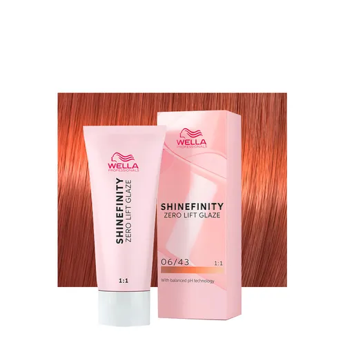 Wella Shinefinity Copper Sunset 06/43 Dunkles Kupfergoldblond 60 ml