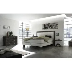 Hasena Boxspringbett Memphis in weiß von Hasena