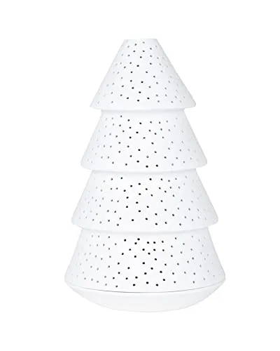 Räder Windlicht Design Kerzenhalter Tannenlicht Weiß (21,5cm) - Nussknacker - Stilvolles Windlicht aus hochwertigem Material, ideal für eine gemütliche Atmosphäre in jedem Raum.