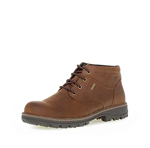 Pius Gabor Schnürstiefelette braun 49 EU (14 UK) - Wanderschuhe mit weichem Wollfutter und Wechselfußbett für optimalen Komfort, ideal für lange Spaziergänge und Outdoor-Aktivitäten.
