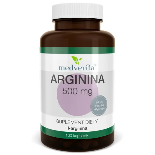 Medverita Arginin 500 mg 100 Kapseln