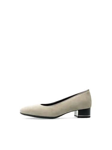 ARA Damen Graz Pumps, Moon, 38 EU Weit - Damen-Pumps mit elegantem Design, bieten ein angenehmes Tragegefühl und weiche Haptik für stilvolle Auftritte.