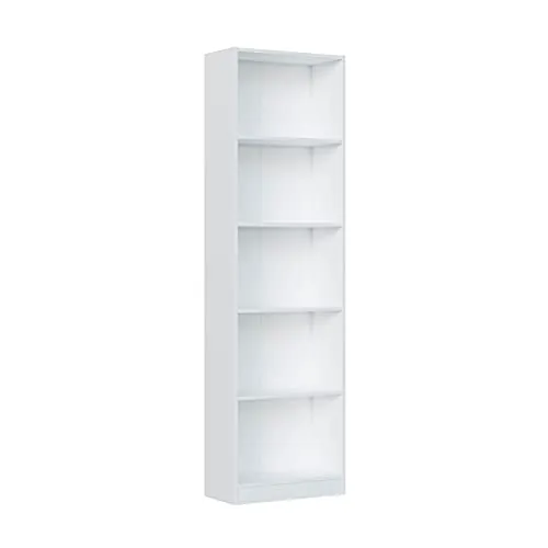 habeig Kinderregal Bücherregal Standregal Regal Aktenschrank Kinderzimmer Büro 180x52cm (Weiß 5422A)