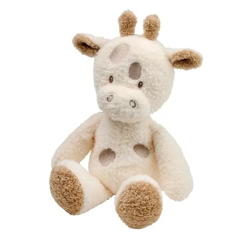 Nattou Kuscheltier Giraffe, Wegbegleiter ab der Geburt, ca. 30 cm, Polyester, Teddy, Weiß
