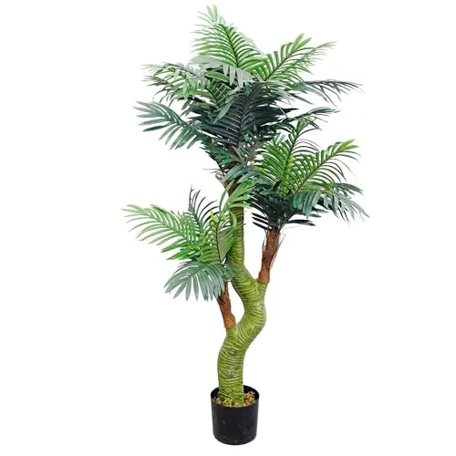 Decovego Künstliche Palme 165 cm - Kunstpflanze für stilvolle Deko - Künstliche Pflanzen: Diese realistisch aussehende Cycuspalme ist ideal für Wohnzimmer und Balkon. Hochwertiges Material sorgt für Langlebigkeit und perfekte Form, sowohl drinnen als auch im geschützten Außenbereich.