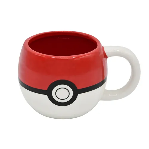 Stor 490 ml 3D geformte Keramik Tasse in rot von Paladone