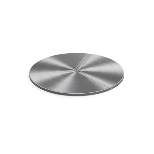 höfats - Bowl 57 Deckel - Grill Zubehör: Rutschsicherer und wackelfester Deckel aus gebürstetem Edelstahl, der Funkenflug vermeidet und Wasseransammlungen verhindert – ideal für sichere Gartenpartys.