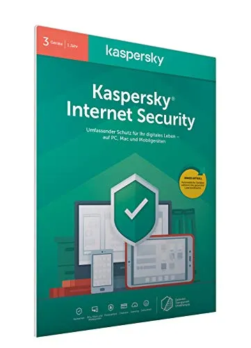 Kaspersky Internet Security 2020 Standard | 3 Geräte | 1 Jahr | Windows/Mac/Android | Aktivierungscode in frustfreier Verpackung