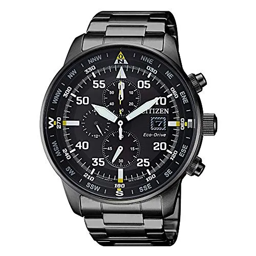 CITIZEN Eco-Drive Herrenchronograph CA0695-84E in schwarz von CITIZEN