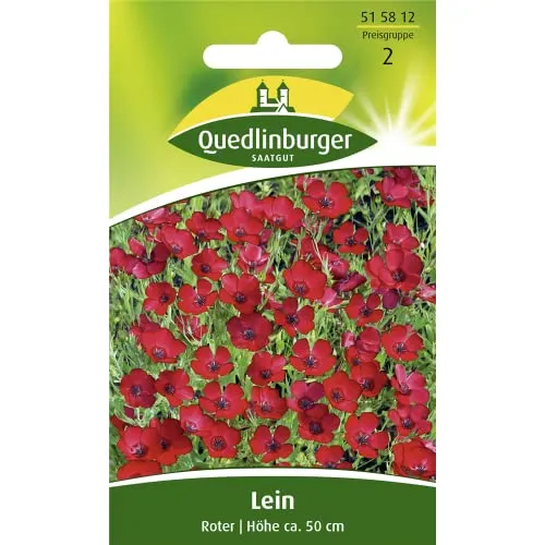 Lein, Roter in rot von Quedlinburger