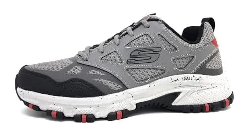 Skechers Herren 237265 Ccrd Trekking Low Cut, Anthrazitfarbenes Leder-Mesh-Synthetik-Rand, 47.5 EU