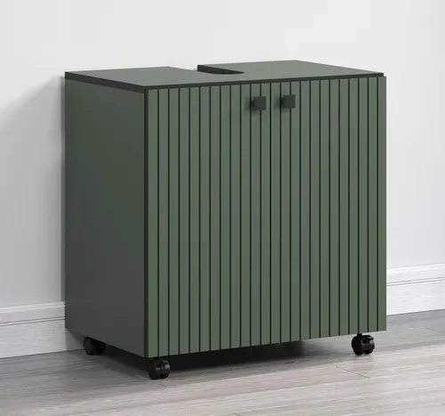 trendteam Waschbeckenunterschrank PureBliss Grün 60x64cm in grün von trendteam