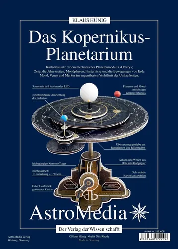 Kopernikus-Planetarium von Klaus Hünig - Entdeckerspielzeug für Astronomie-Enthusiasten, fördert das Interesse an den Sternen und bietet ein interaktives Erlebnis für die ganze Familie.