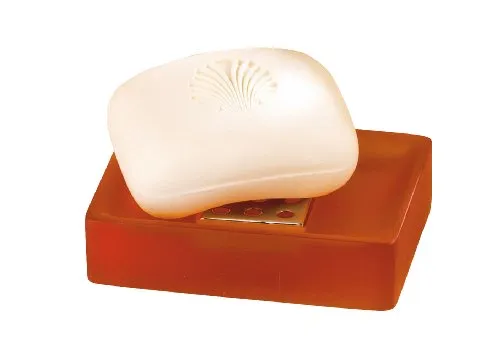 Wenko 18333100 Seifenablage Sorano Orange gefrostet in orange von WENKO