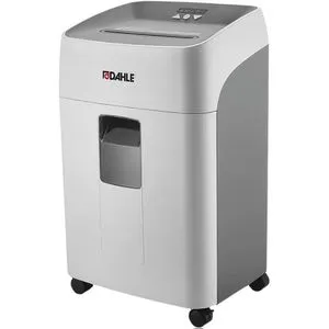Dahle 504P DESKSIDE - P-5 Aktenvernichter 15 Blatt, sicherer Partikelschnitt mit 40l Auffangvolumen und leisen Betrieb für Büro und kleine Teams