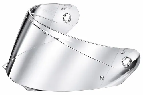 HJC HJ-33 Visier (Iridium Silver, One Size) - Ersatzvisier für HJC Klapphelm I90 und I91, bietet optimalen Schutz und Sicht bei Fahrten.