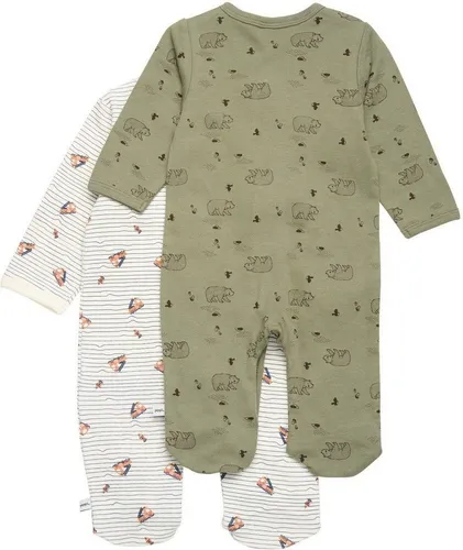 Pippi Babywear Schlafanzug Nightsuit w/f-buttons 2-pack