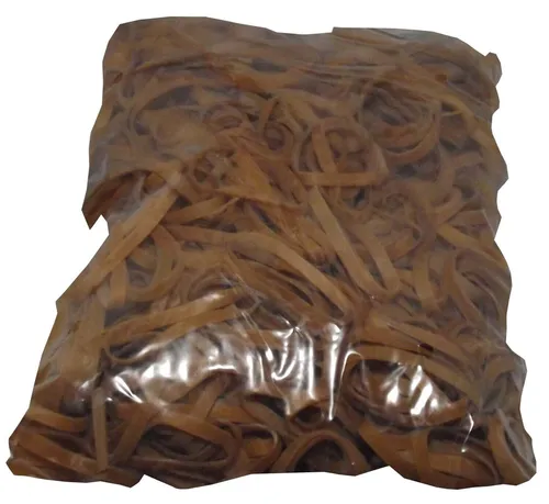 Gummiringe natur 40 mm Ø 1,2 x 5 mm breit Haushaltsgummis Gummibänder 1 kg