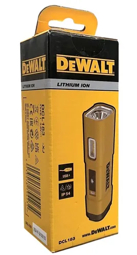 DeWALT DCL183-XJ 3.6 Volt Akku-LED-Taschenlampe 1200 Lumen