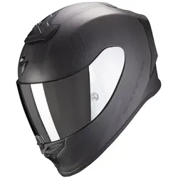 EXO R1 EVO CARBON AIR SOLID M NERO OPACO - Hochwertiger Motorradhelm - Motorradhelme mit Ultra-TCT-Schutzsystem, extrem leicht und mit Pinlock Maxvision für optimale Sicht und Anti-Beschlag-Funktion.