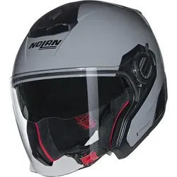 Nolan N40-5 Classico Jethelm - Grau - XXL - Motorradhelm mit Airbooster-Technologie für optimale Belüftung und Komfort. Ultraweites, kratzfestes Visier sorgt für maximale Sichtbarkeit und Sicherheit auf der Straße.