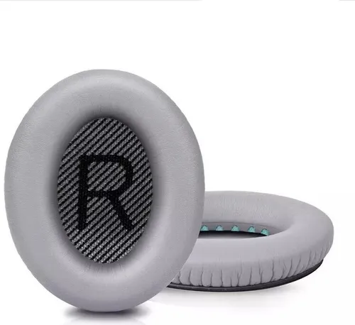 INF Ohrpolster für Bose QuietComfort 15 QC2 QC25 Ae2 Ae2i Ae2w SoundTrue & SoundLink Kopfhörer(1 Paar Schwarz/Blau) Grau