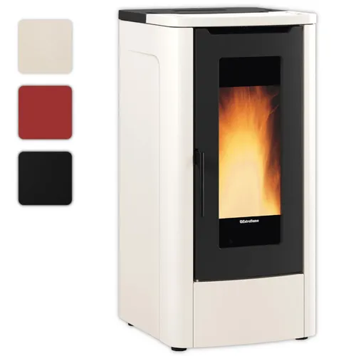 Extraflame kanalisierter Pelletofen | TEOREMA PLUS 5.0 | 12 kW | Farbwahl