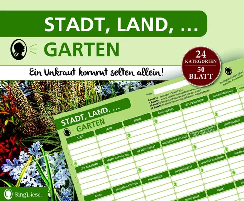 Singliesel | Stadt, Land, Garten | Spiel | Deutsch (2025) | 100 S.