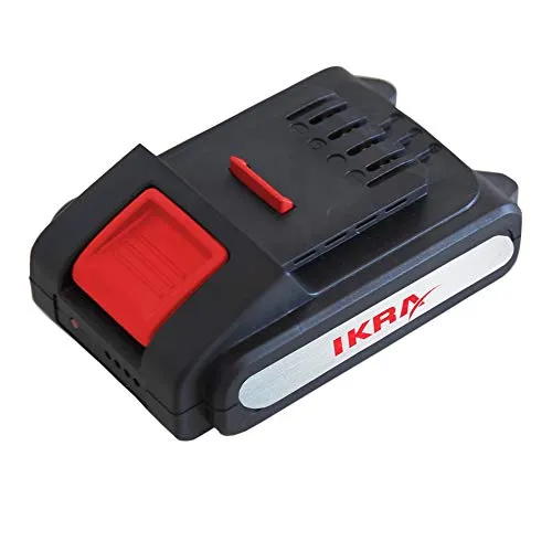 IKRA 20V 2,5Ah Li-Ion Akku Ersatzakku Typ LI 22-2 - Werkzeugakkus: 20V Lithium-Ionen-Akku mit LED-Anzeige, ideal für alle IKRA 20V Gartengeräte und sorgt für langlebige Leistung und Flexibilität im Garten.