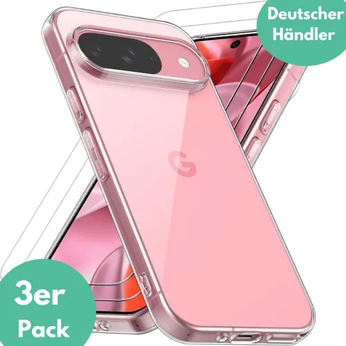 Hülle + 2X Schutzglas für Google Pixel 10 Pro Panzerfolie Display Screen Case 9H