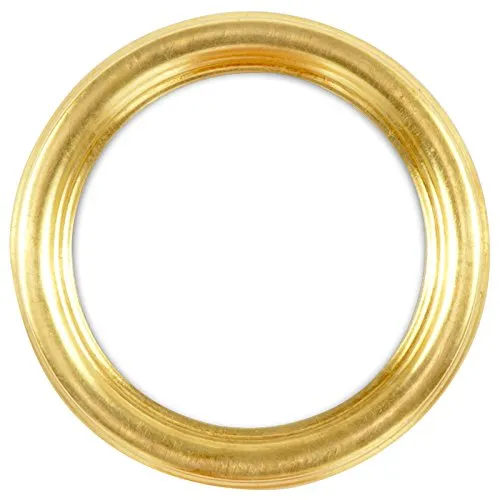 Neumann Rundrahmen 15x15 cm aus Holz in Gold von Neumann Bilderrahmen