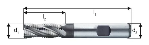 Forum Schruppfräser D844K HSSE 20 mm NR Z4