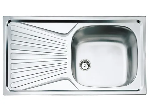 Teka 10133011S05 Deva 45 I-CN 1B 1D Edelstahlspüle Poliert von Teka