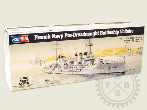 French Navy Pre-Dreadnought Battleship Voltaire / 1:350 - Hobby Boss - 86504