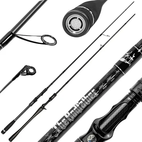 LMAB The Rodfather Spinning & Casting Angelrute - Spincasting-Ruten, extrem sensibel durch 40T Toray Carbon Blank für optimale Bissübertragung und perfekte Wurfweiten.