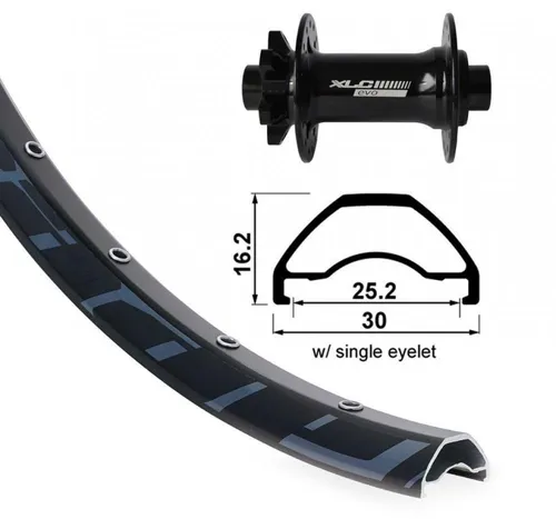 XLC FW-A02 Vorderrad 29