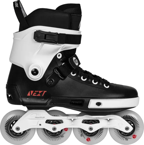 POWERSLIDE NEXT 80 Inline Skate 2025 core black - 44-45 - Fitness Skates mit einem robusten Hardboot und innovativem TRINITY 3-Punkt-Montagesystem für optimale Geschwindigkeit und Kontrolle in der Stadt.