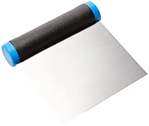 De Buyer 3302.11 Teigschaber Biegsamer Teigschaber Gerade, Stahl, Schwarz