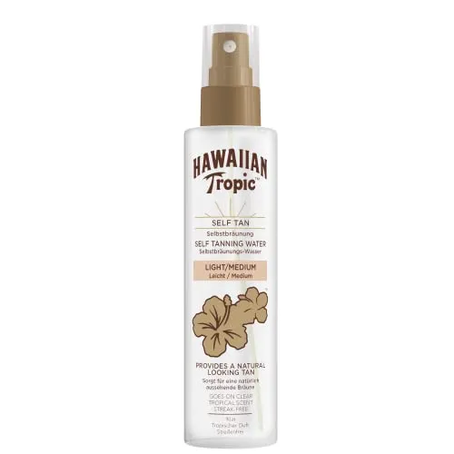 Hawaiian Tropic Light/Medium Selbstbräunungswasser 190ml