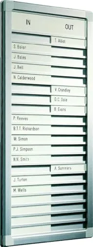 Legamaster PROFESSIONAL Anwesenheitstafel 26 x 77 cm von Legamaster