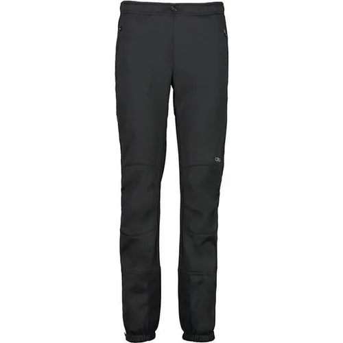 CMP Damen Hose WOMAN PANT - Outdoorhose aus Softshell mit Fleece-Innenschicht, ideal für kalte und nasse Bedingungen. Wasserabweisend und mit abriebfesten Verstärkungen für optimalen Komfort und Schutz.