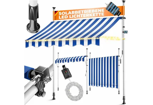 KESSER Klemmmarkise LED 150x180cm von Kesser