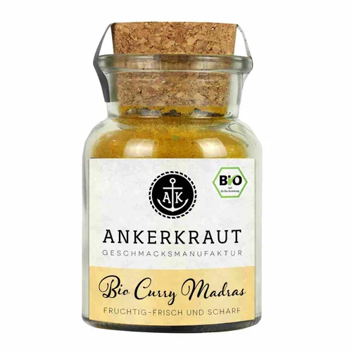 Ankerkraut Bio Curry Madras 70g Glas